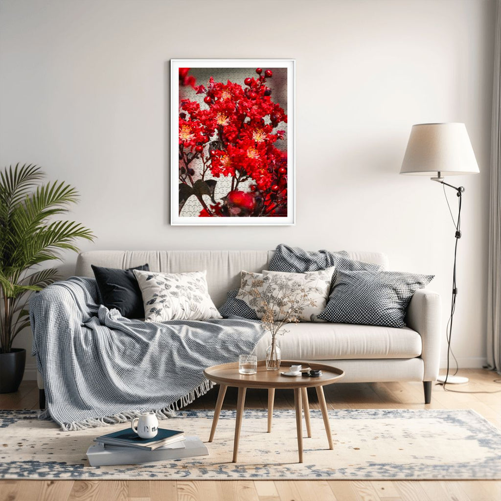 Carolina Crape Myrtle, South Carolina, 2026; Wooden Jigsaw Puzzles 500 pcs (Vertical)