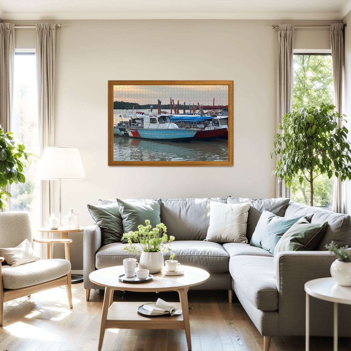 Malaysian Fishing Village, 2025: Wooden Jigsaw Puzzles 1000 pcs (Horizontal) IMG9186