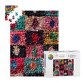 Moroccan Rug, Atlas Mountains, Morocco; Wooden Jigsaw Puzzle 500 pcs (Vertical)