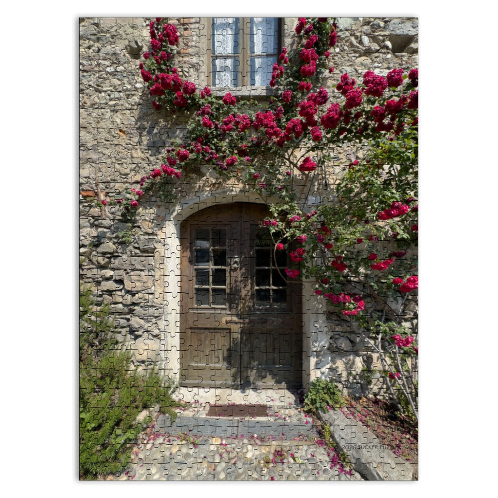 Villa Doorway, Menaggio, Italy, 2026; Wooden Jigsaw Puzzles 500 pcs (Vertical)