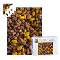 Moroccan Dates from a Berber Market, Morocco;  Wooden Jigsaw Puzzle 500 pcs (Vertical)