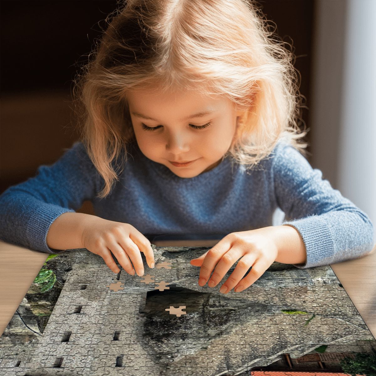 Great Meteoron Monastery, Meteora, Greece; 2025 Wooden Jigsaw Puzzles 500 pcs (Vertical)