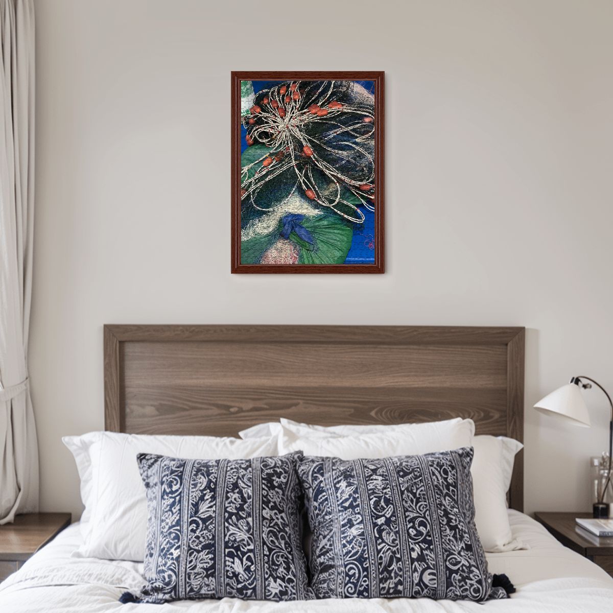 Fishing Nets, Malaysia, 2025; Wooden Jigsaw Puzzles 500 pcs (Vertical)