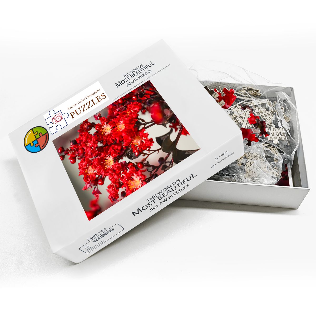 Carolina Crape Myrtle, South Carolina, 2026; Wooden Jigsaw Puzzles 500 pcs (Vertical)
