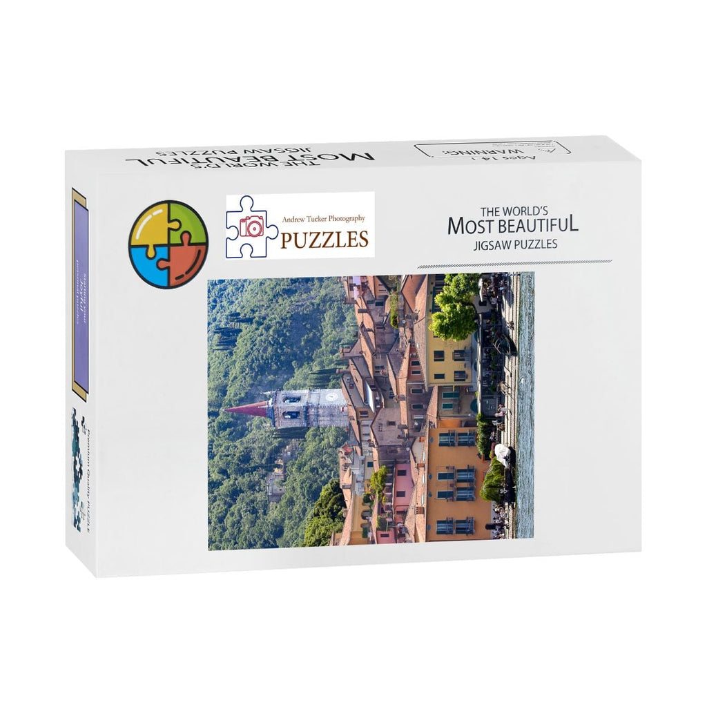 Varenna from Lake Como; Wooden Jigsaw Puzzle 500 pcs (Vertical)