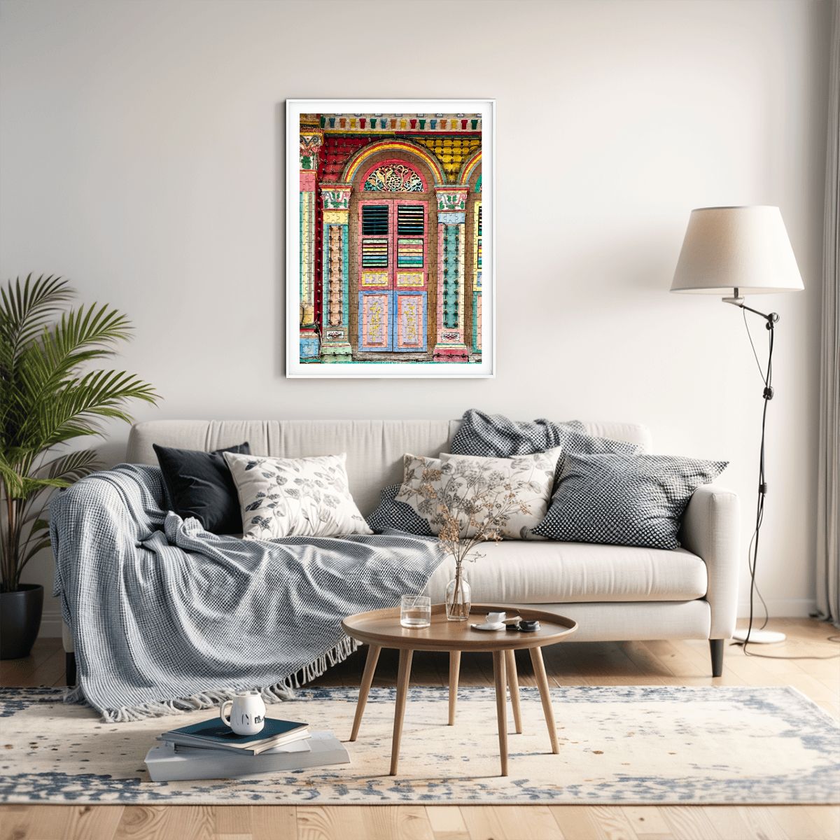 Little India, Signapore; 202; Wooden Jigsaw Puzzles 500 pcs (Vertical)