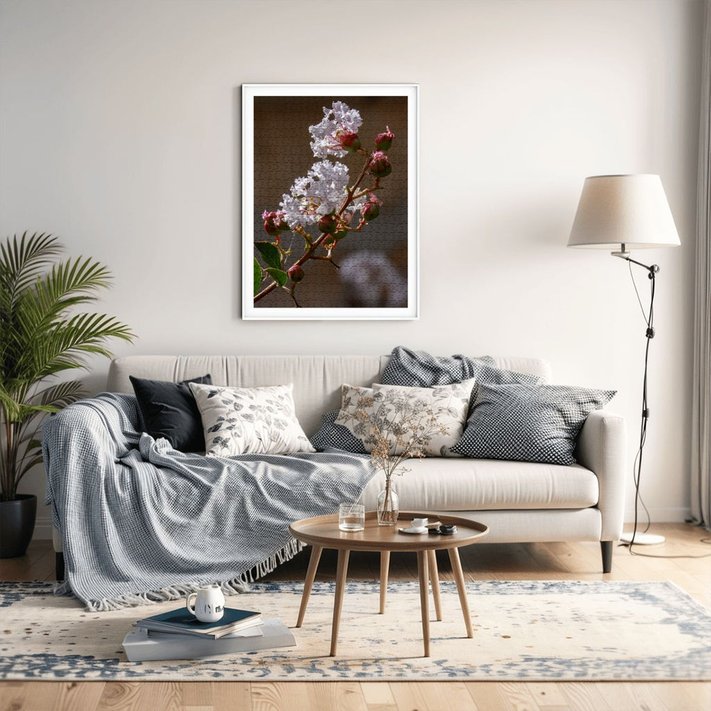 Budding Flower, Korcula, Croatia, 2024; Wooden Jigsaw Puzzles 500 pcs (Vertical)