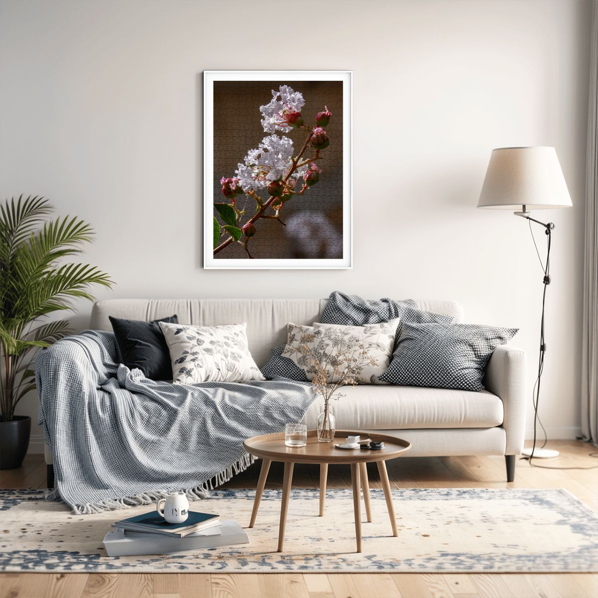 Budding Flower, Korcula, Croatia, 2024; Wooden Jigsaw Puzzles 500 pcs (Vertical)