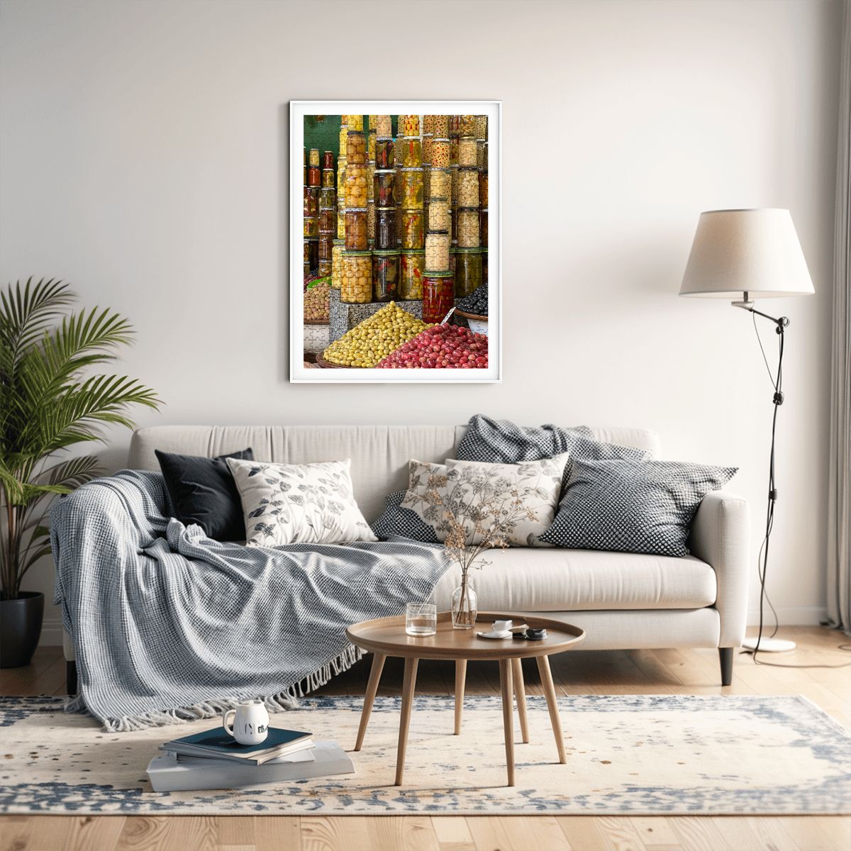 Medina Market, Marrakesh, Morocco; 2025 Wooden Jigsaw Puzzles 500 pcs (Vertical)