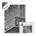 Pyrgi Village Balcony, Chios, Greece; Wooden Jigsaw Puzzles 500 pcs (Vertical)