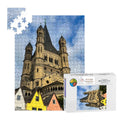 St. Martin Church, Cologne, Germany; Wooden Jigsaw Puzzle 500 pcs (Vertical)