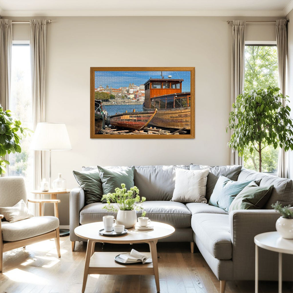 Gaia Ship Yard, Portugal; Wooden Jigsaw Puzzles 1000 pcs (Horizontal)