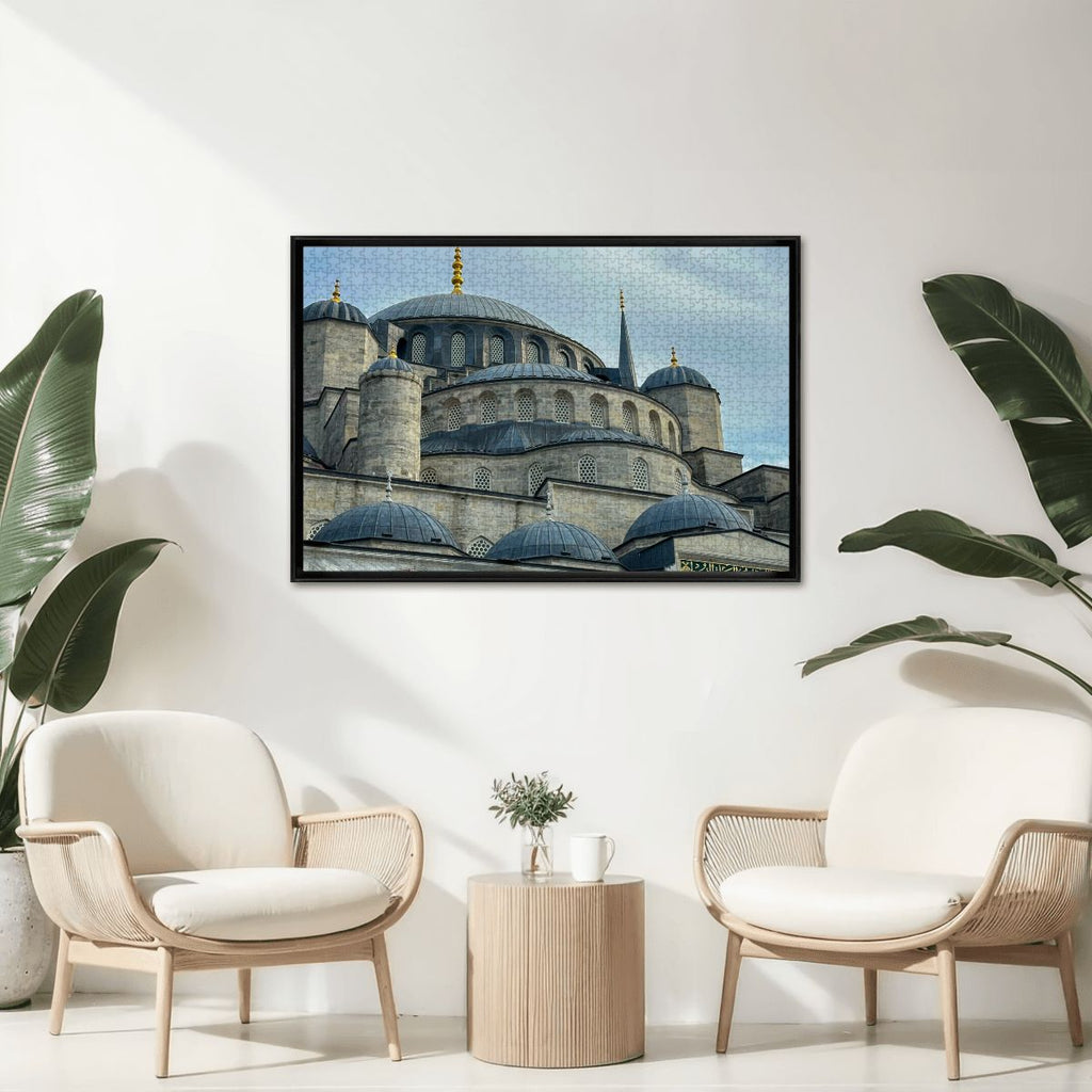 Blue Mosque, Istanbul, Turkey; Wooden Jigsaw Puzzle 1000 pcs (Horizontal)