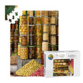 Medina Market, Marrakesh, Morocco; Wooden Jigsaw Puzzle 500 pcs (Vertical)