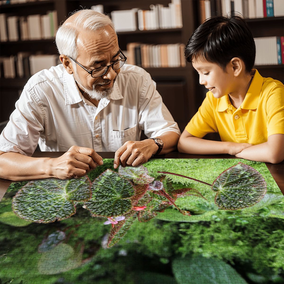 Green Landscape Flora, Singapore, 2025: Wooden Jigsaw Puzzles 1000 pcs (Horizontal) IMG4480