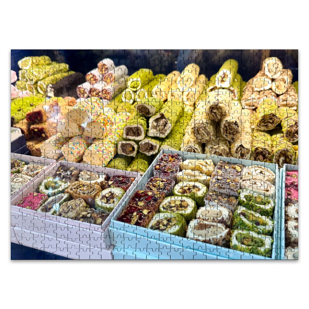Turkish Delight 2, Istanbul, Turkey; Wooden Jigsaw Puzzle 500 pcs (Horizontal)