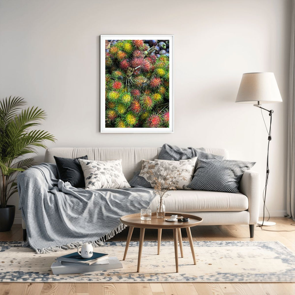 Rambutan, Kuala Lumpur, Malaysia; Wooden Jigsaw Puzzles 500 pcs (Vertical)