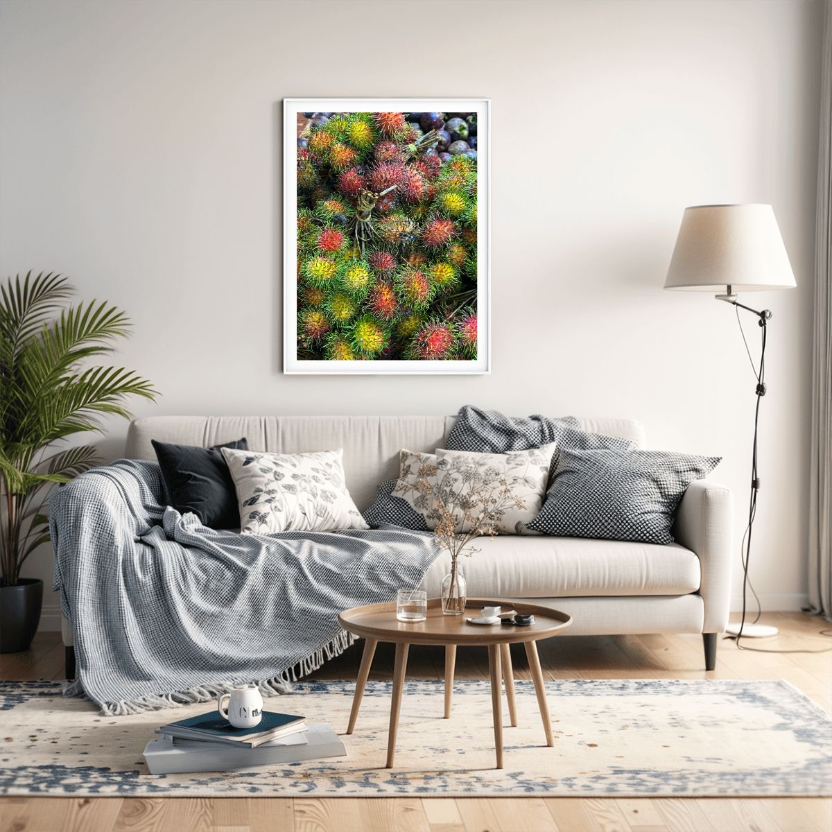 Rambutan, Kuala Lumpur, Malaysia; Wooden Jigsaw Puzzles 500 pcs (Vertical)