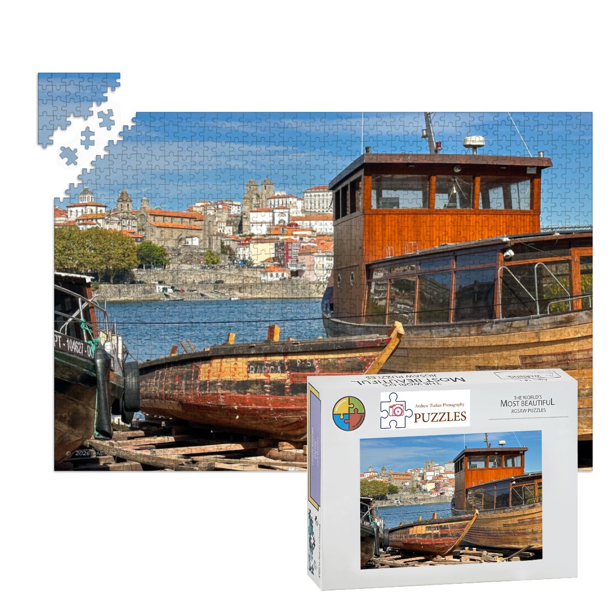 Gaia Ship Yard, Portugal; Wooden Jigsaw Puzzles 1000 pcs (Horizontal)