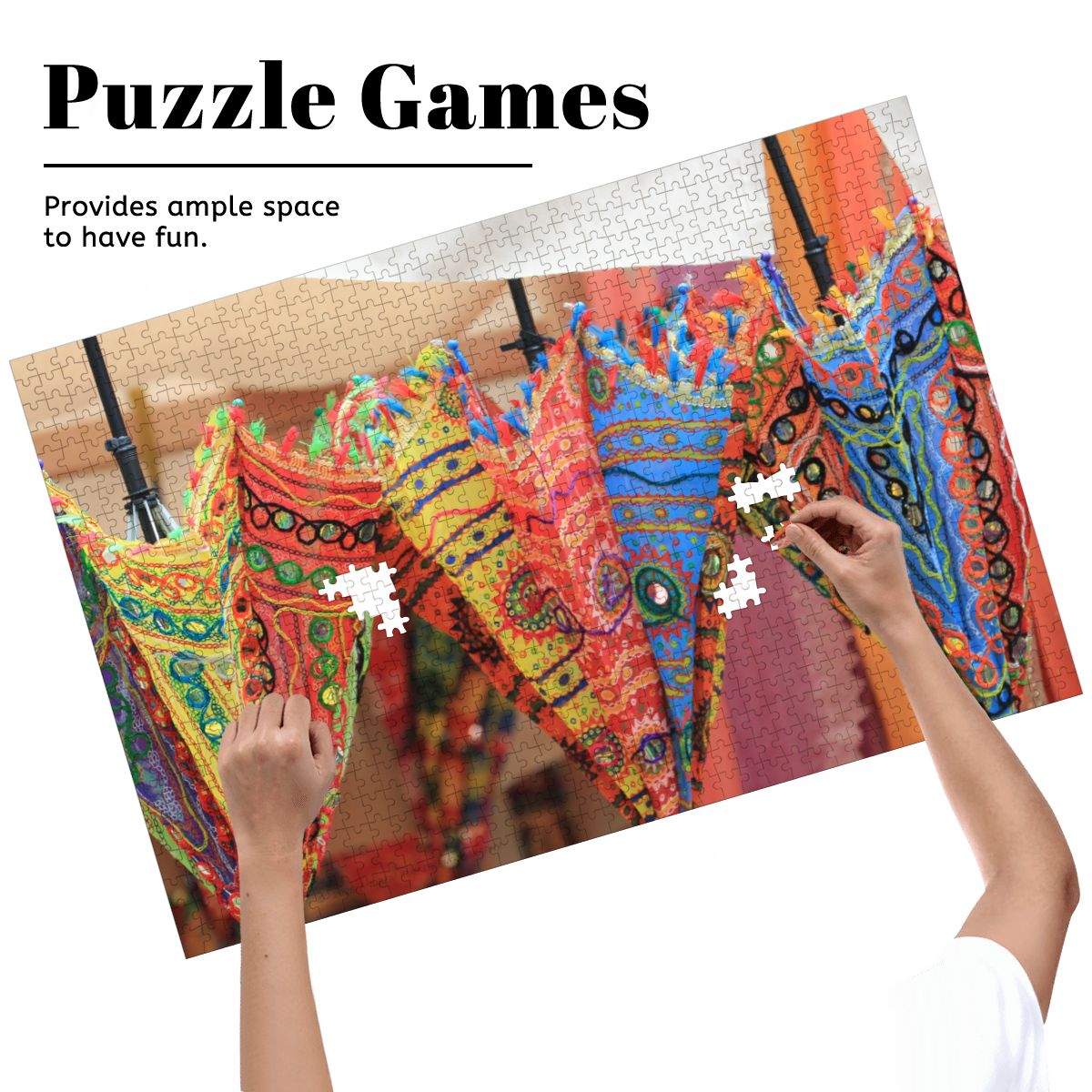 Umbrella Fantasy I,  Malaysia, 2026; Wooden Jigsaw Puzzles 1000 pcs (Horizontal) IMG4569