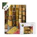 Medina Market, Marrakesh, Morocco; 2025 Wooden Jigsaw Puzzles 500 pcs (Vertical)