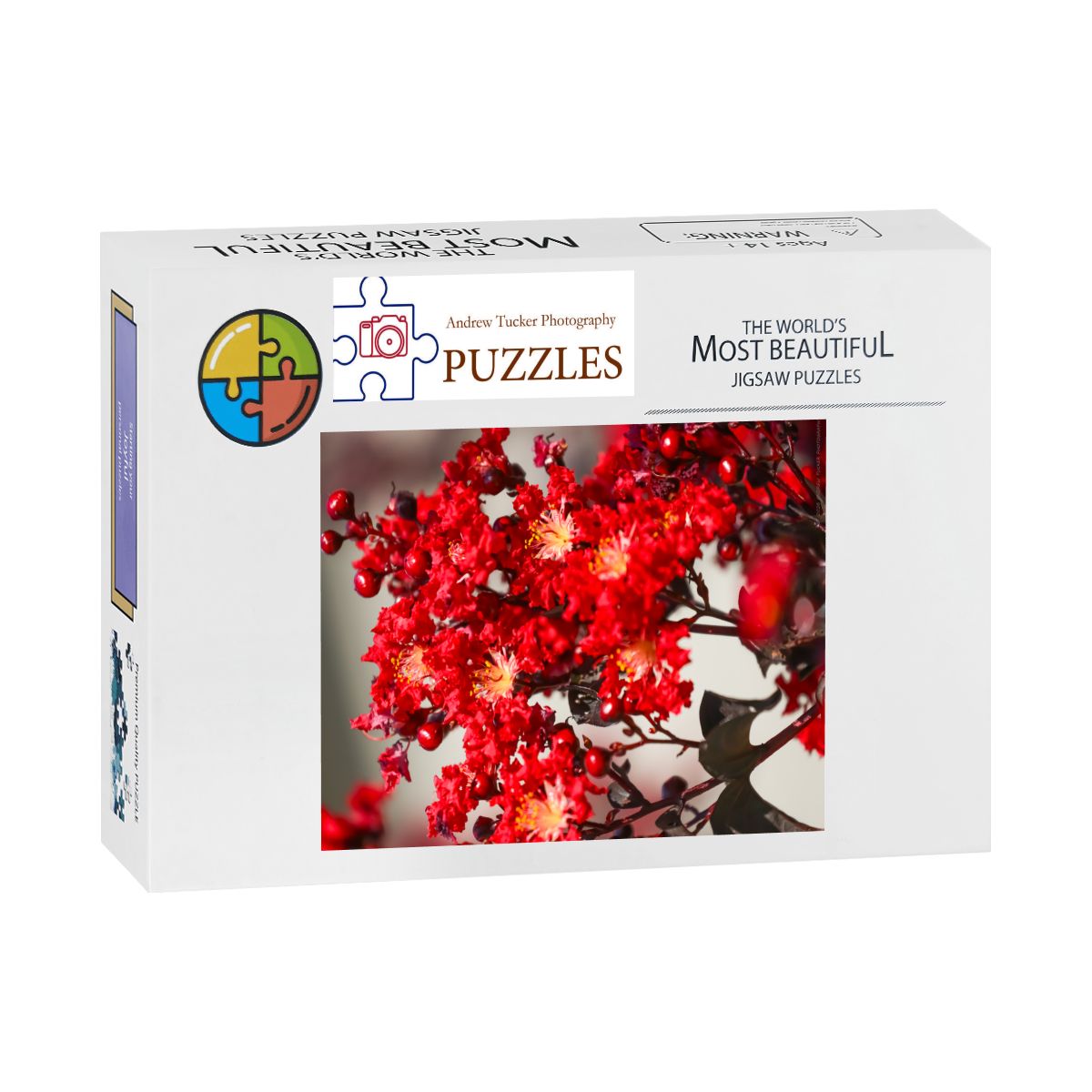 Carolina Crape Myrtle, South Carolina, 2026; Wooden Jigsaw Puzzles 500 pcs (Vertical)