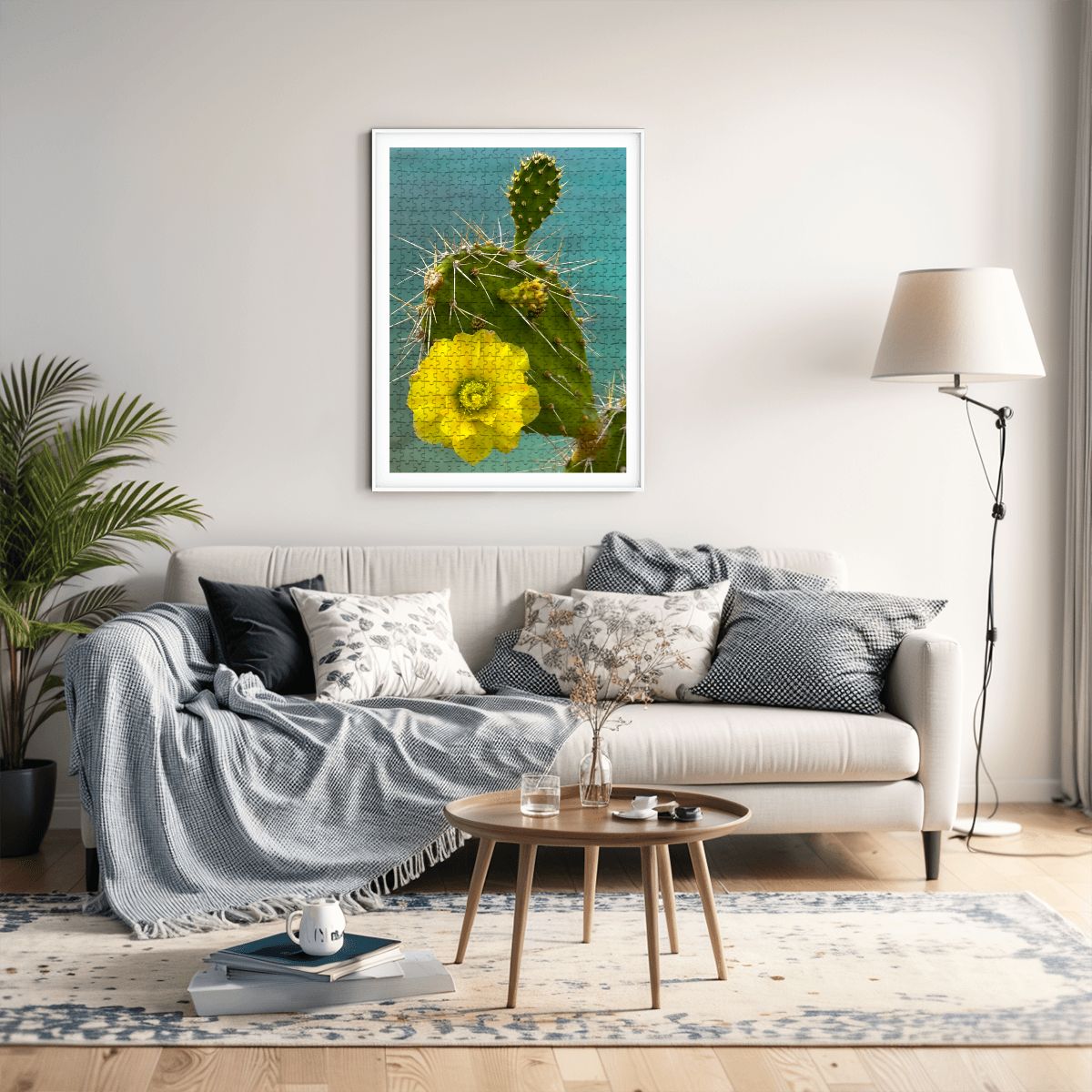 Wooden Jigsaw Puzzles 500 pcs (Vertical) Cacti Plant, Curacao 20265