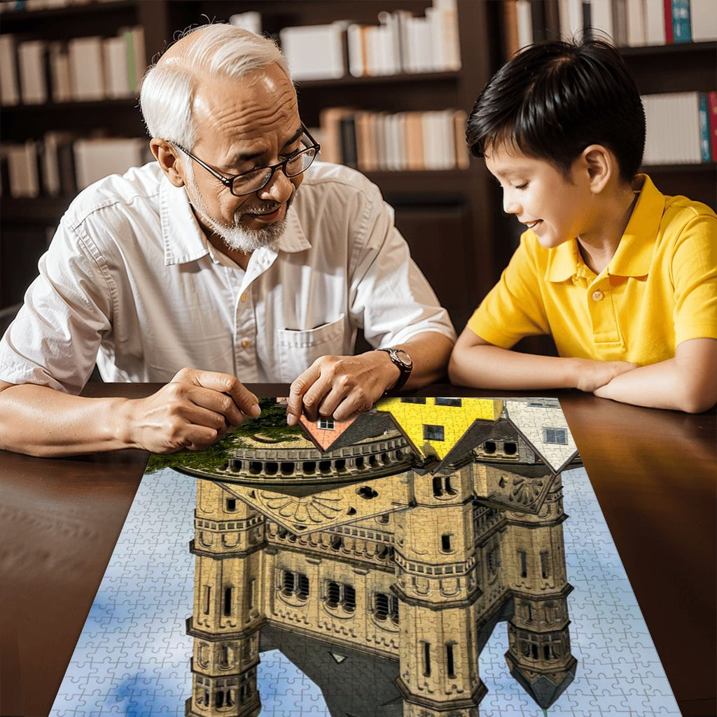 St. Martin Church, Cologne, Germany; Wooden Jigsaw Puzzle 1000 pcs (Vertical)