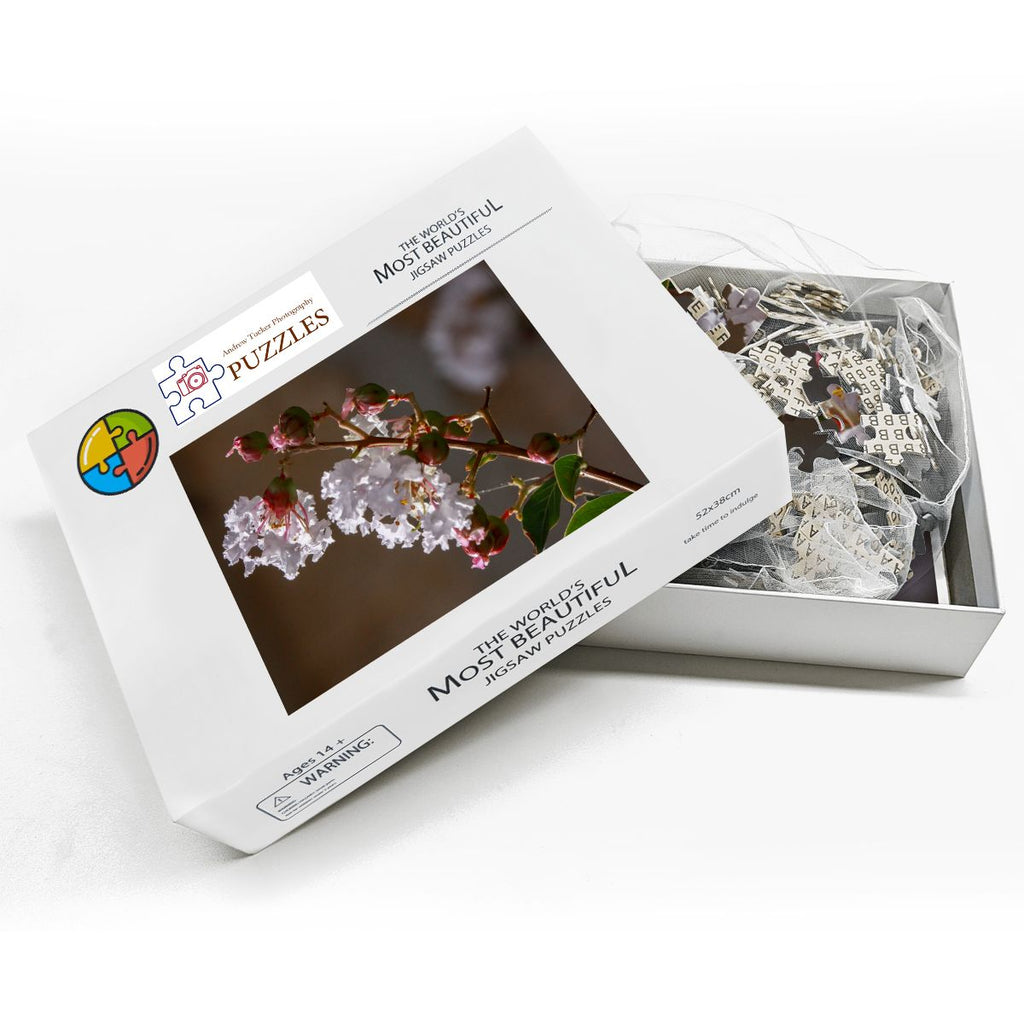 Budding Flower, Korcula, Croatia, 2024; Wooden Jigsaw Puzzles 500 pcs (Vertical)
