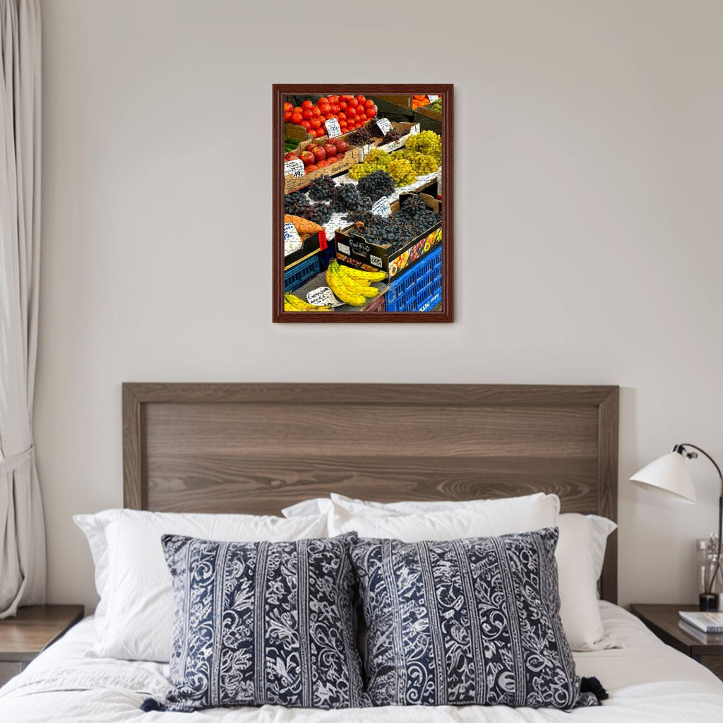 Fruit Market, Athens, Greece; Wooden Jigsaw Puzzle 500 pcs (Vertical)