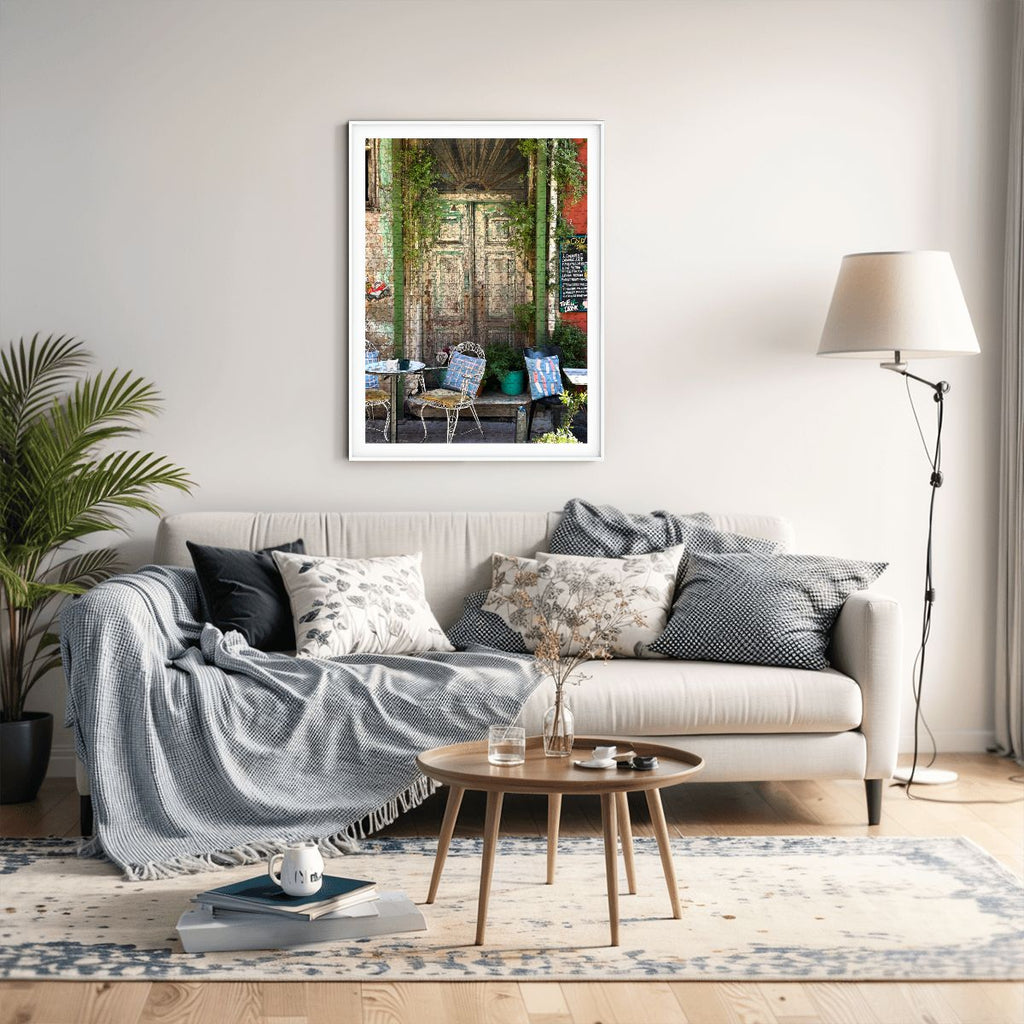 Doorway, Fener-Balat District, Istanbul, Wooden Jigsaw Puzzle 500 pcs (Vertical)