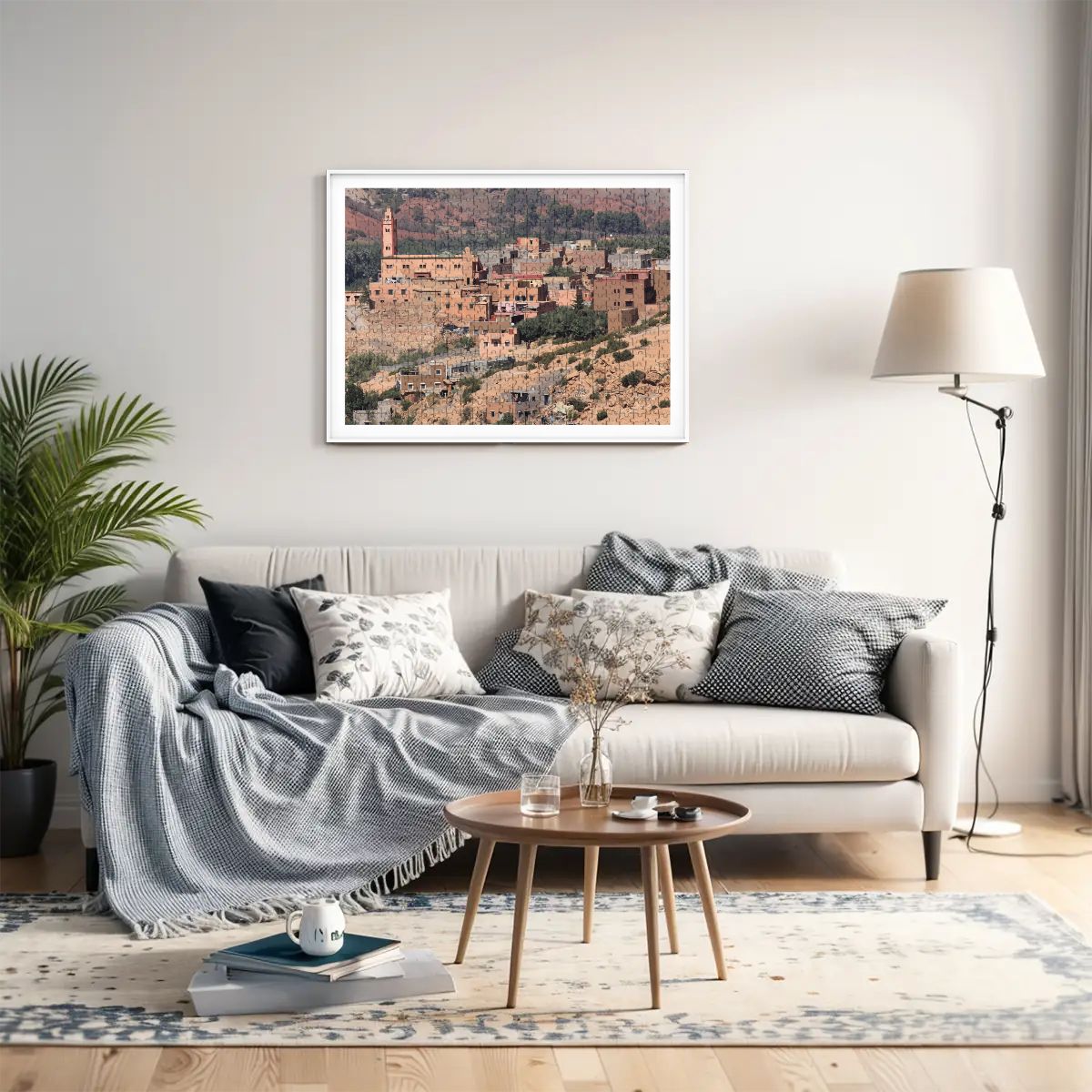 Moroccan Atlas Mountain Village, 2025: Wooden Jigsaw Puzzles 500 pcs (Horizontal)