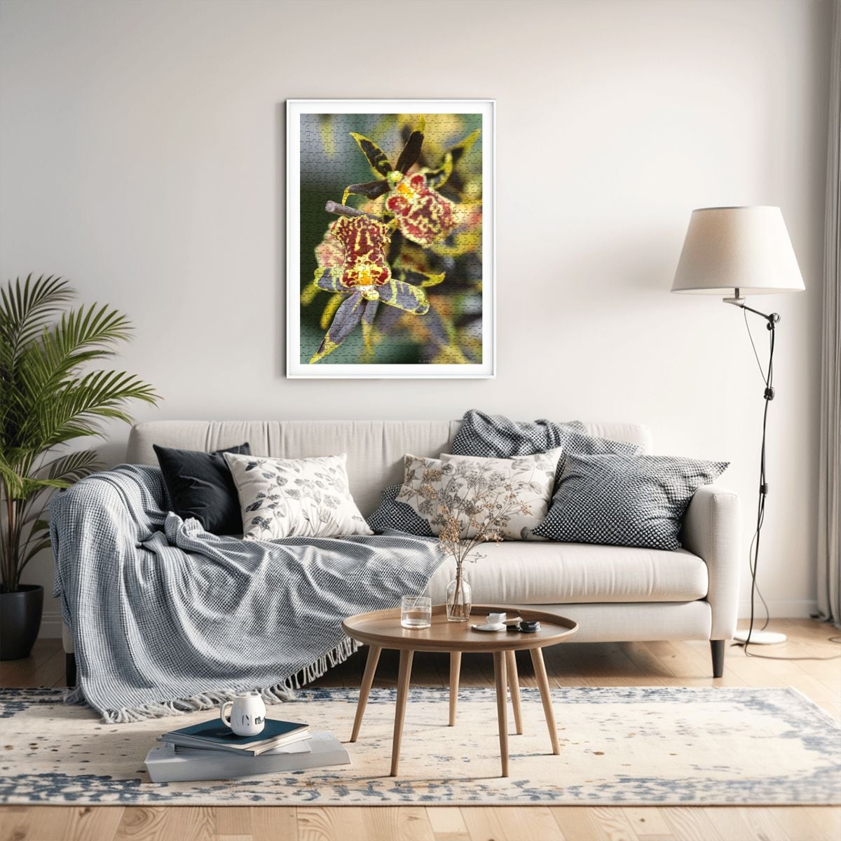 Orchid, Singapore, 2025; Wooden Jigsaw Puzzles 500 pcs (Vertical)