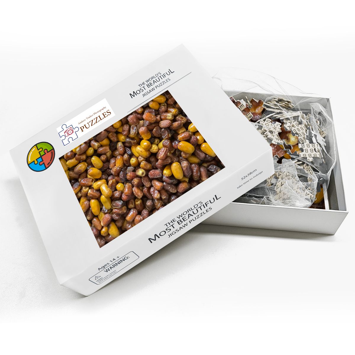 Moroccan Dates, Morocco, 2025;  Wooden Jigsaw Puzzles 500 pcs (Vertical)
