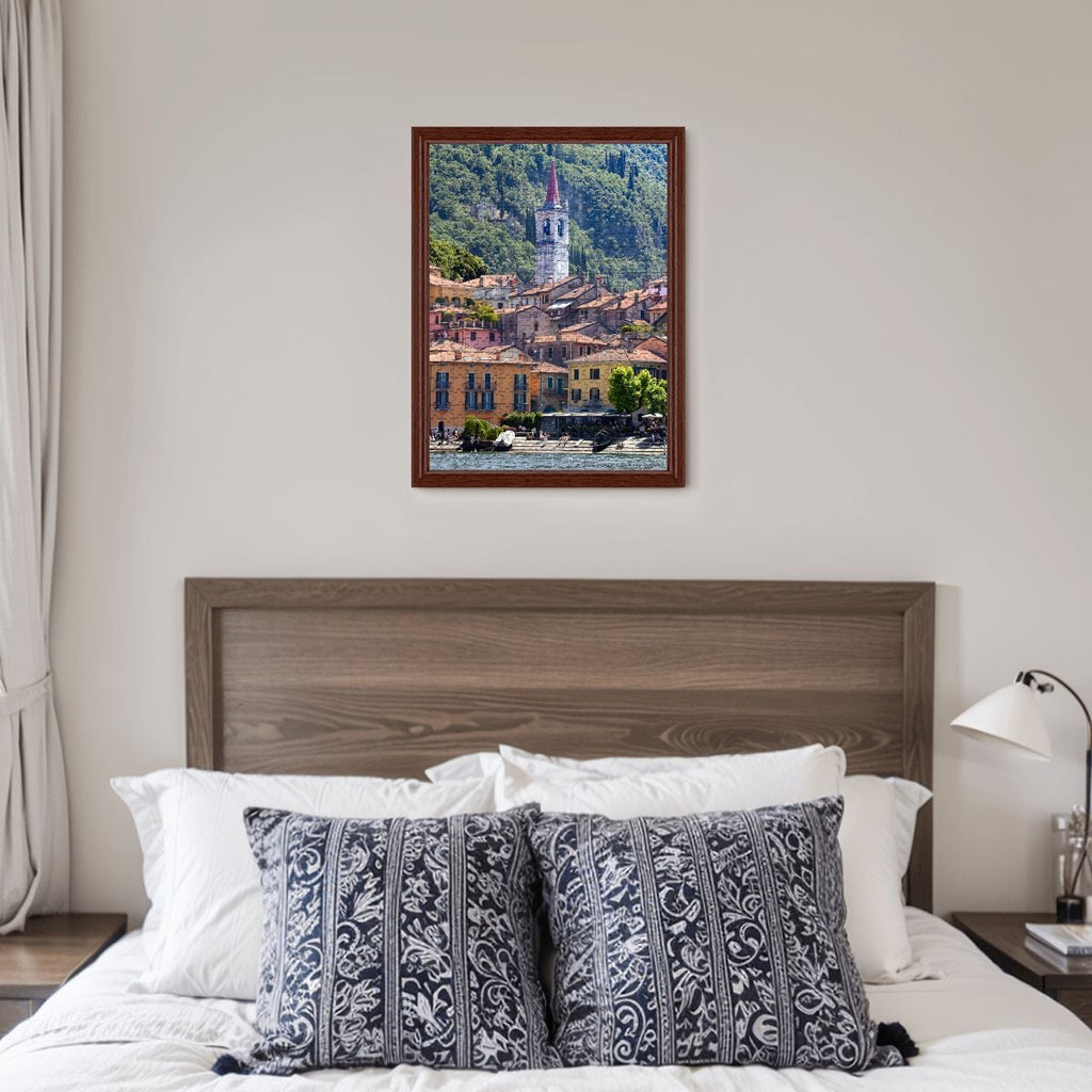 Varenna from Lake Como; Wooden Jigsaw Puzzle 500 pcs (Vertical)