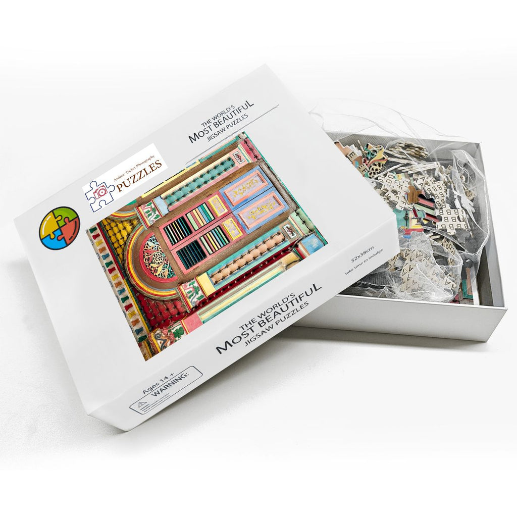 Little India, Signapore; 202; Wooden Jigsaw Puzzles 500 pcs (Vertical)