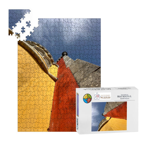 Abstract Pena Palace, Sintra, Portigal; Wooden Jigsaw Puzzles 500 pcs (Vertical)