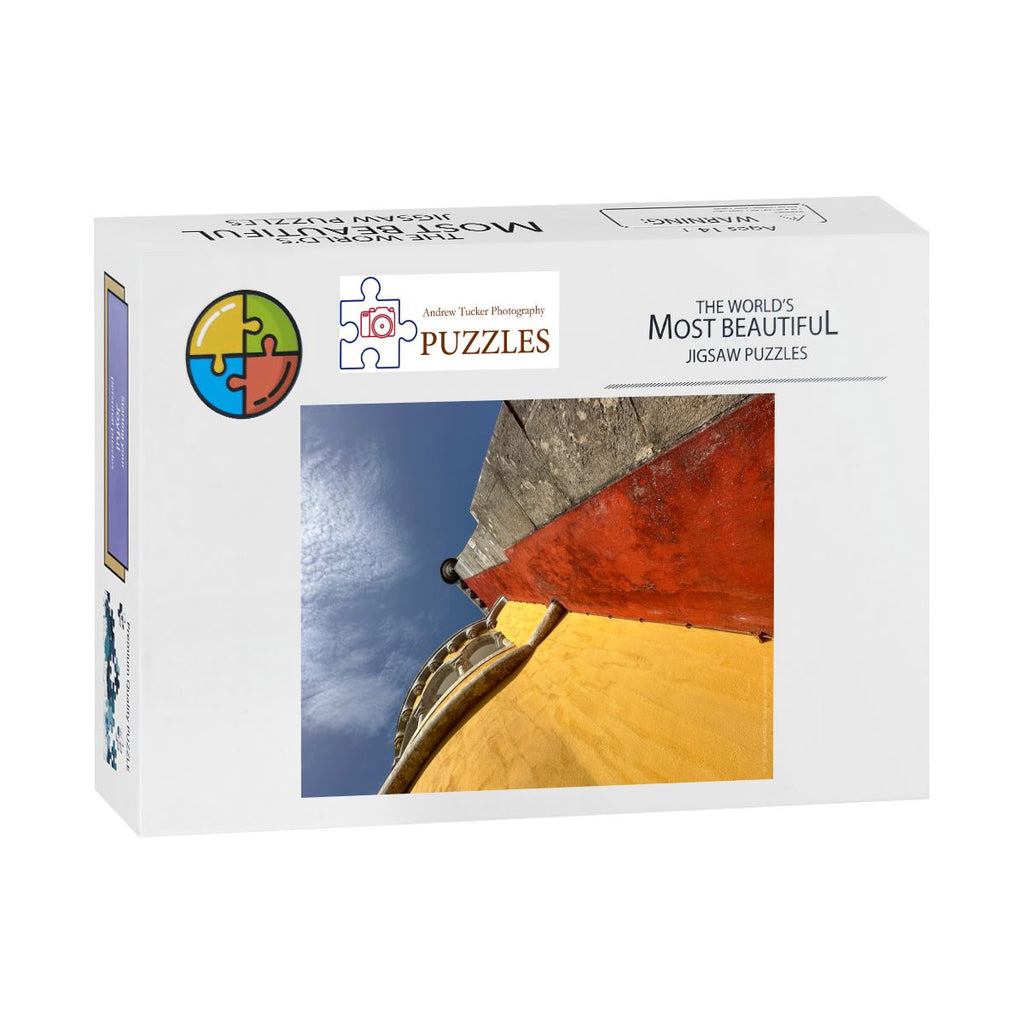 Abstract Pena Palace, Sintra, Portigal; Wooden Jigsaw Puzzles 500 pcs (Vertical)