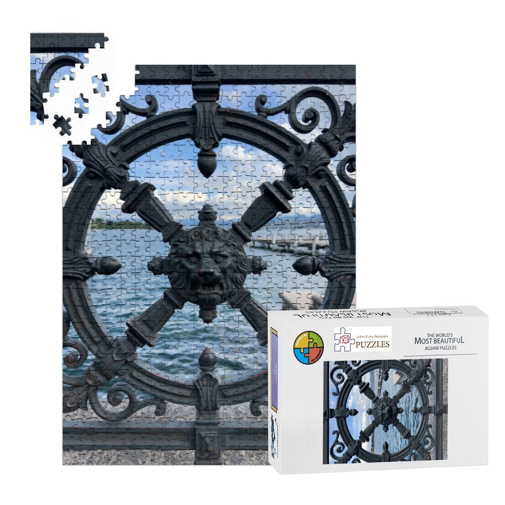 Zurich Waterfront; Wooden Jigsaw Puzzle 500 pcs (Vertical)