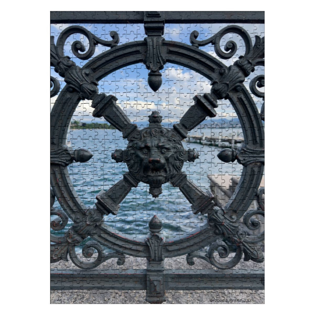 Zurich Waterfront I, Wooden Jigsaw Puzzle 500 pcs (Vertical)