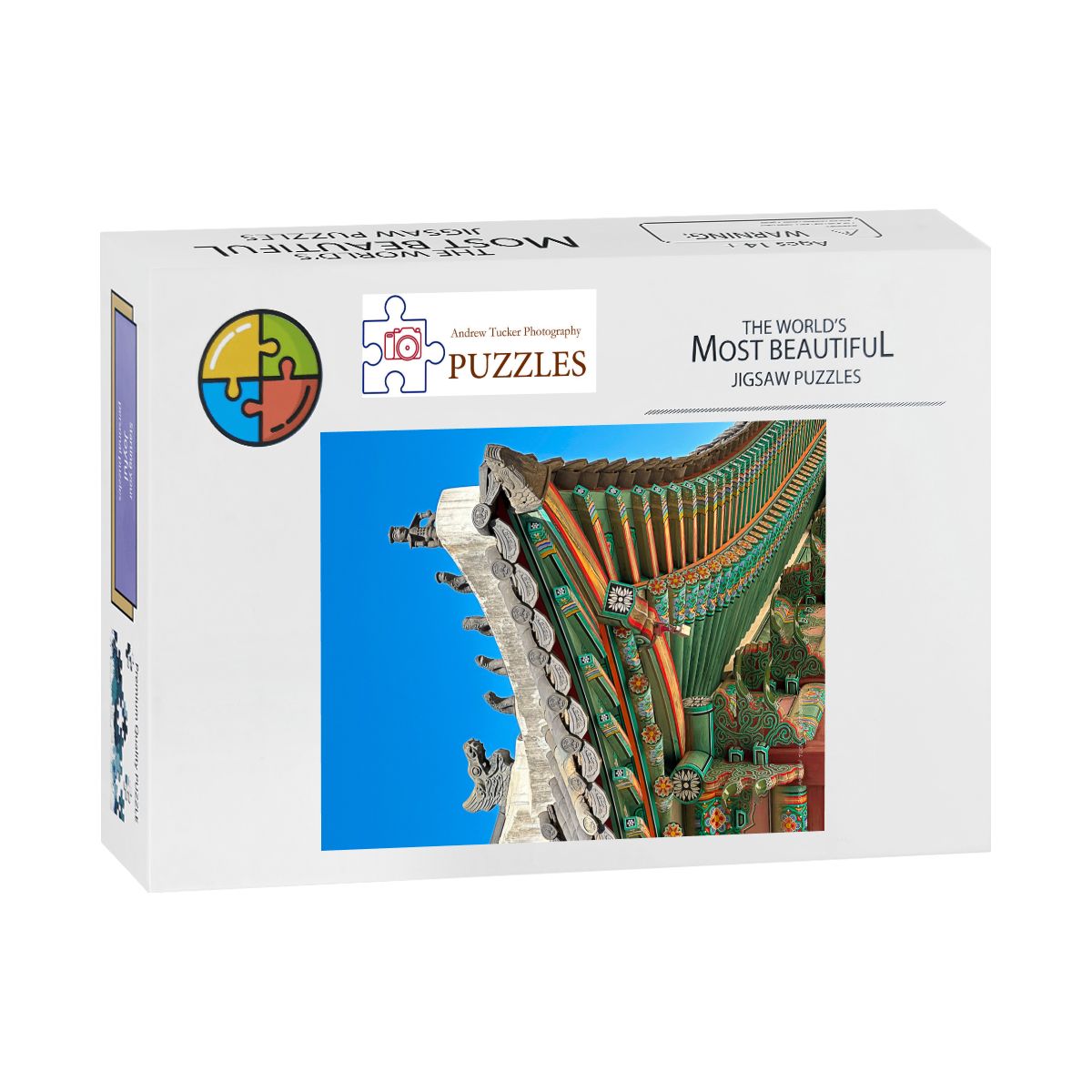 Changdeokgung Temple Roof, Wooden Jigsaw Puzzles 500 pcs (Vertical)