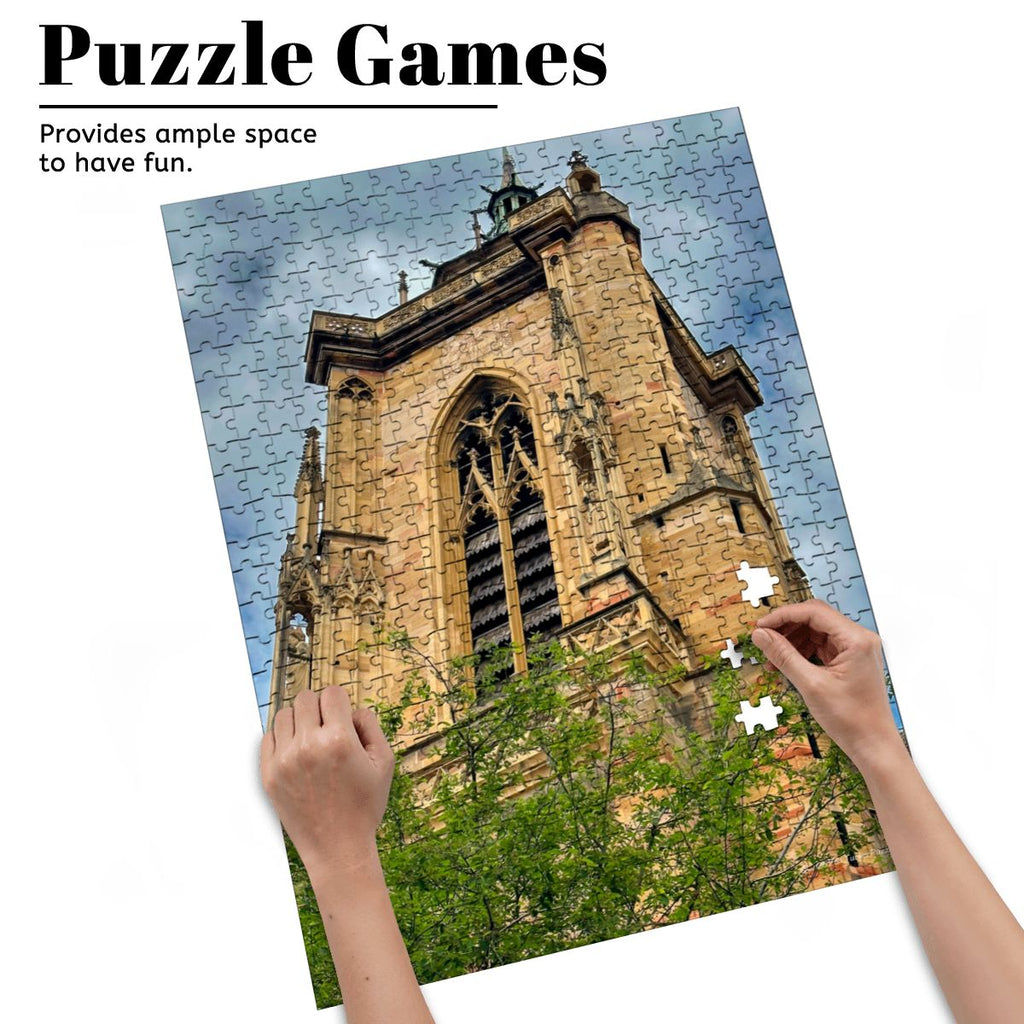 Saint-Martin, Colmar, France; Wooden Jigsaw Puzzle 500 pcs (Vertical)