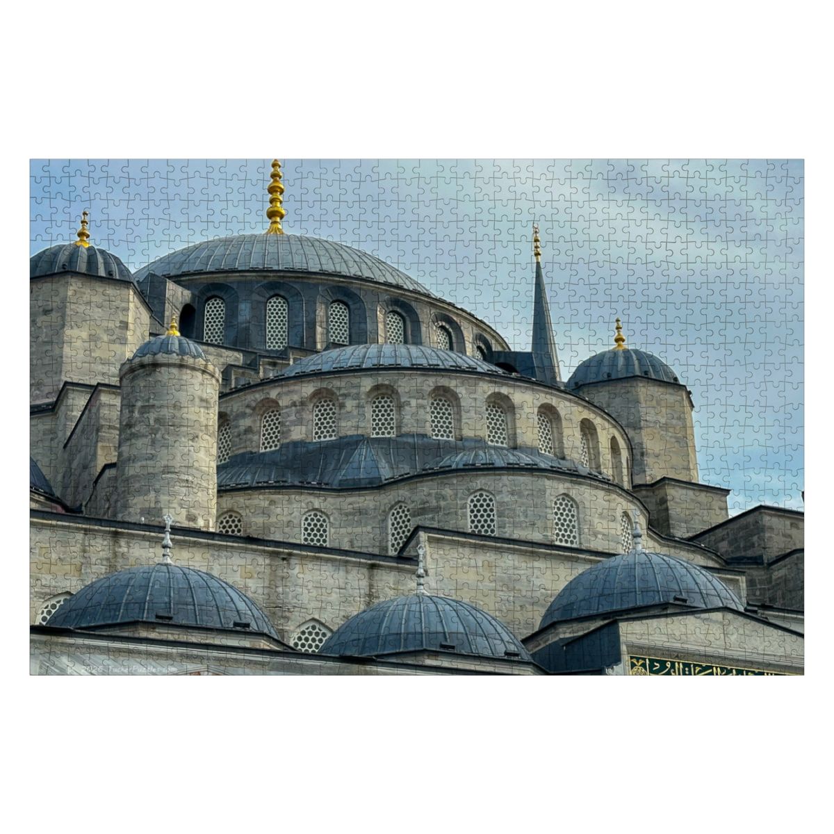Blue Mosque, Istanbul, Turkey; Wooden Jigsaw Puzzle 1000 pcs (Horizontal)