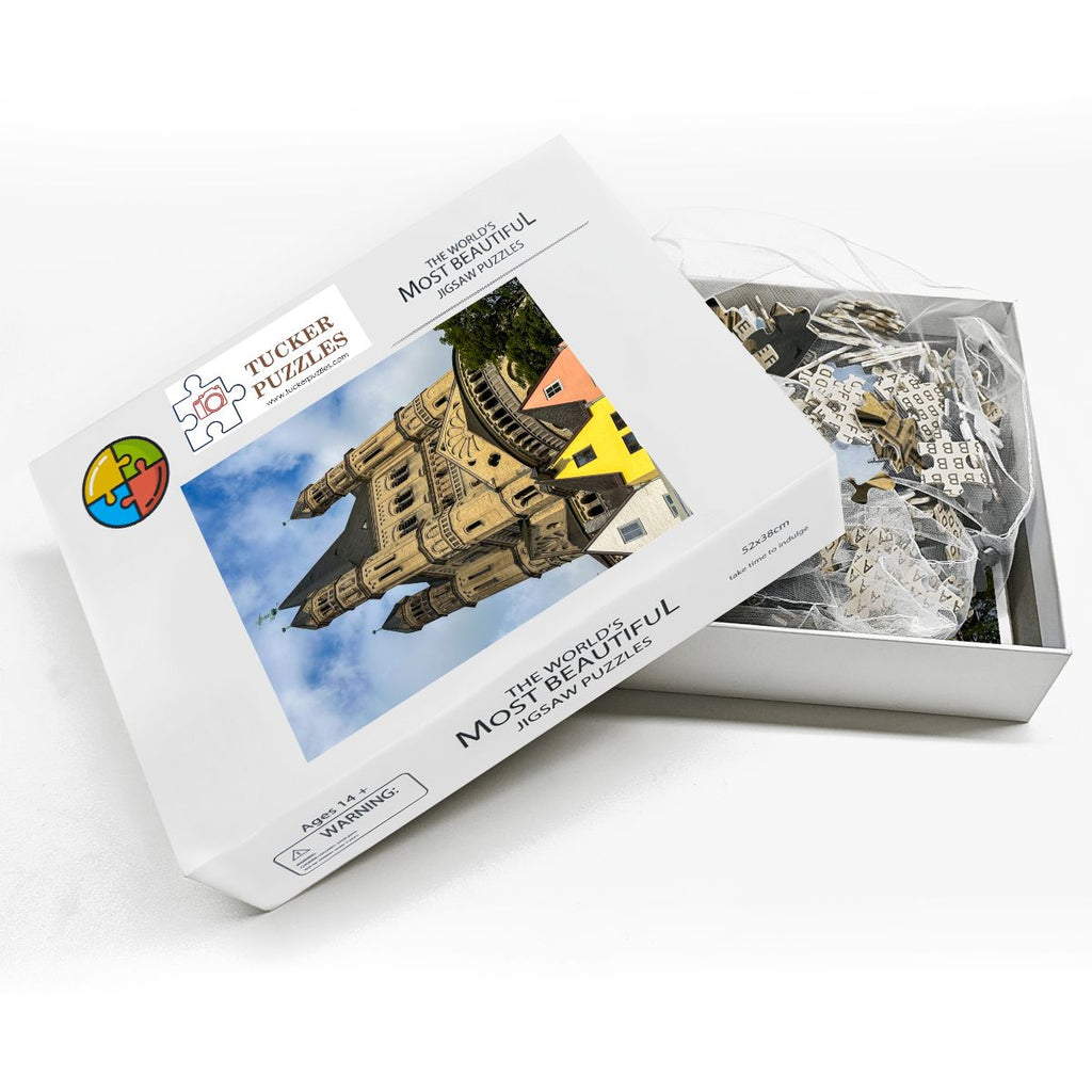 St. Martin Church, Cologne, Germany; Wooden Jigsaw Puzzle 500 pcs (Vertical)
