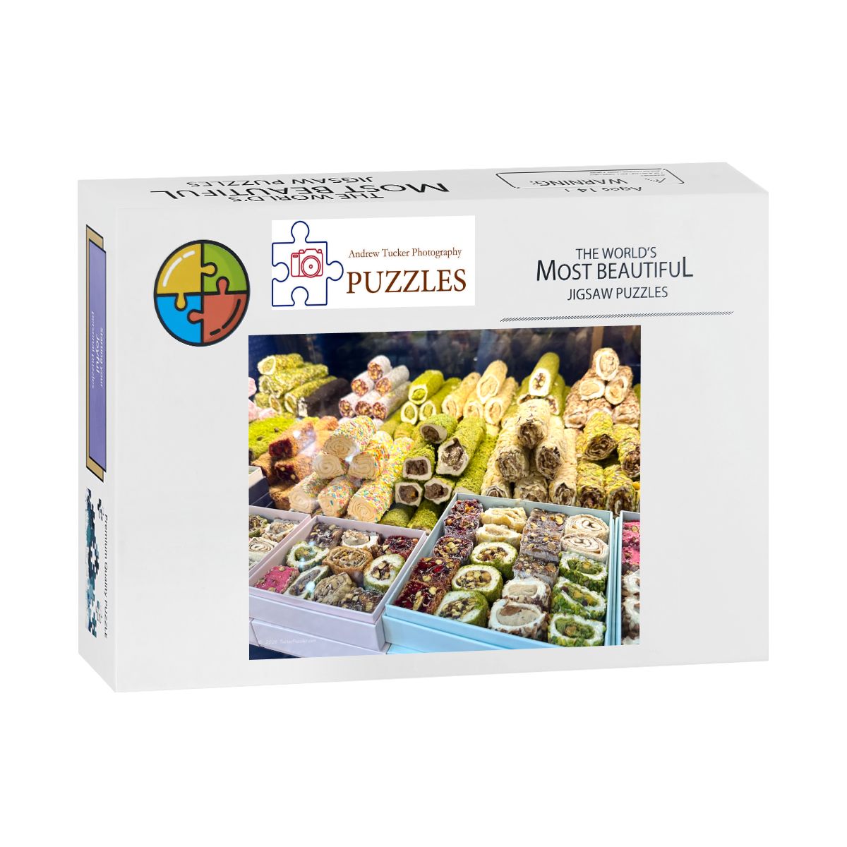 Turkish Delight, Istanbul, Turkey; Wooden Jigsaw Puzzle 500 pcs (Horizontal)