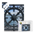 Zurich Waterfront Abstract; Wooden Jigsaw Puzzle 500 pcs (Vertical)