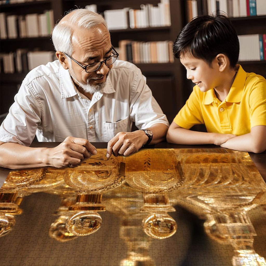 Turkish Jars, Istanbul, 2025: Wooden Jigsaw Puzzles 1000 pcs (Horizontal)