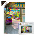 Cafe Fener-Balat, Istanbul Wooden Jigsaw Puzzle 1000 pcs (Vertical)