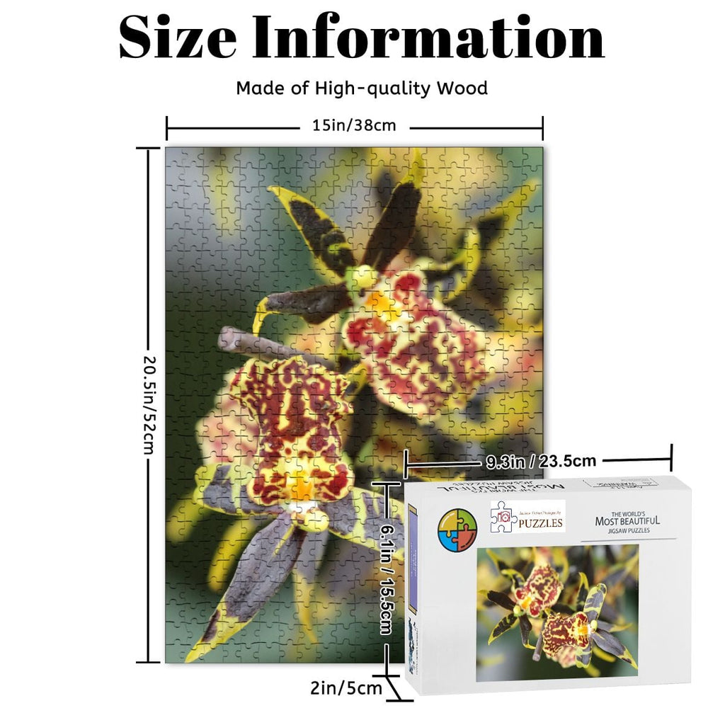 Orchid, Singapore, 2025; Wooden Jigsaw Puzzles 500 pcs (Vertical)
