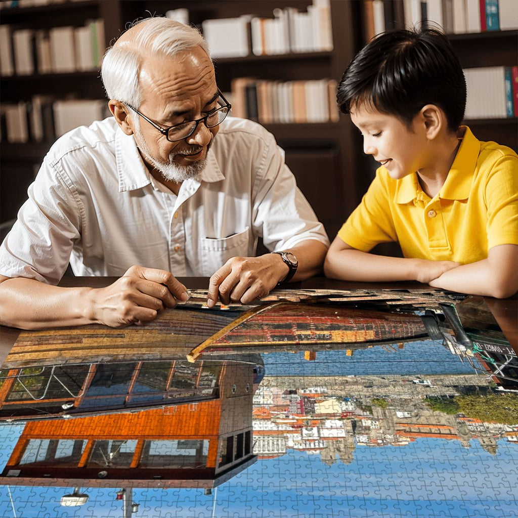 Gaia Ship Yard, Portugal; Wooden Jigsaw Puzzles 1000 pcs (Horizontal)